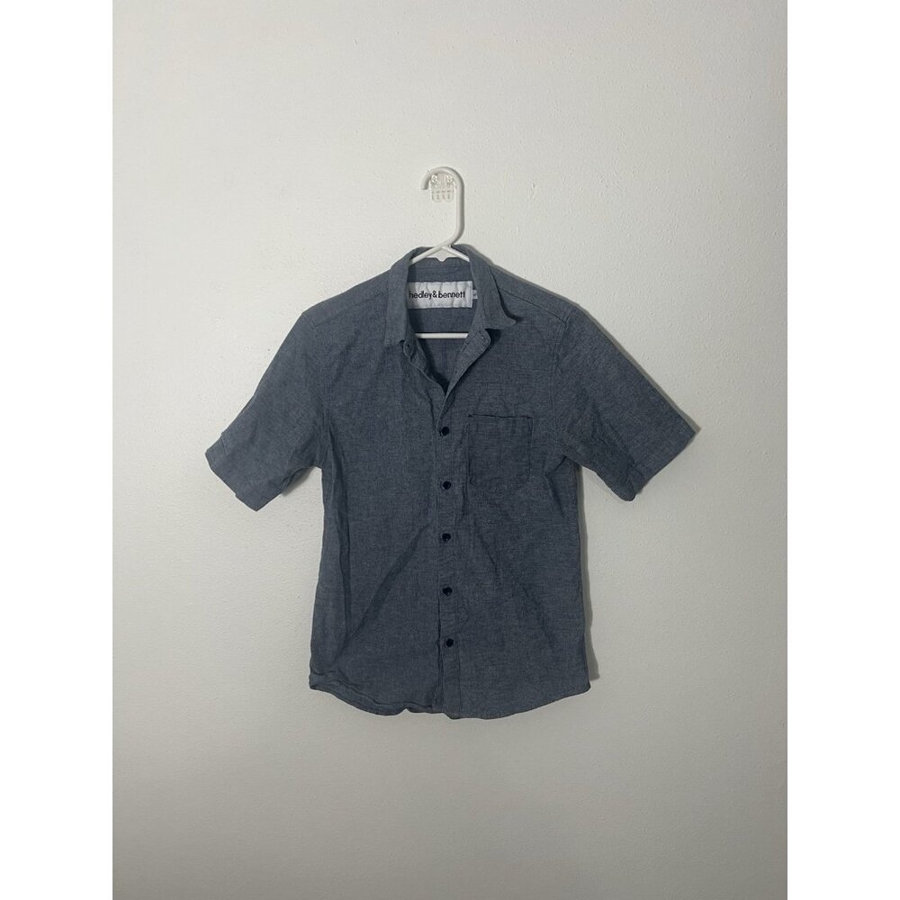 Hedley And Bennett Short Sleeve Button Up Shirt Size Small
